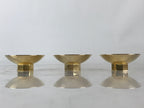 Japanese 24K GP Gold Plated Drinking Sake Cup Vtg Hoju-Hai Metal Sakazuki PX672