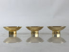 Japanese 24K GP Gold Plated Drinking Sake Cup Vtg Hoju-Hai Metal Sakazuki PX672