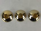 Japanese 24K GP Gold Plated Drinking Sake Cup Vtg Hoju-Hai Metal Sakazuki PX672