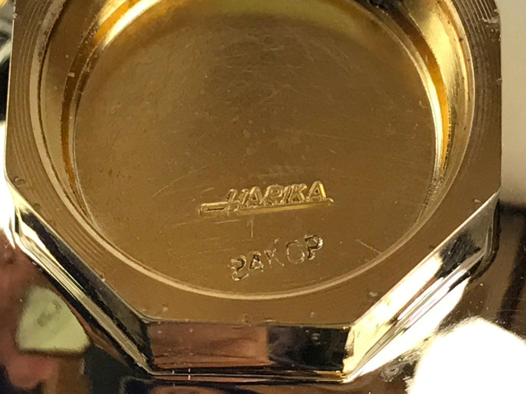Japanese 24K GP Gold Plated Drinking Sake Cup Vtg Hoju-Hai Metal Sakazuki PX672