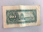 Japanese 50 sen Currency Paper Money 9pc Set Vtg Bank Bill Cash Banknote J765