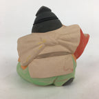 Japanese 7 Lucky Gods Ebisu Figurine Vtg Plaster Ornament Okimono Doll BD785
