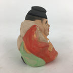 Japanese 7 Lucky Gods Ebisu Figurine Vtg Plaster Ornament Okimono Doll BD785