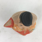 Japanese 7 Lucky Gods Ebisu Figurine Vtg Plaster Ornament Okimono Doll BD785