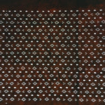 Japanese Antique Ise Katagami Kimono Stencil Edo Era Diamond Petal A244