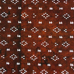 Japanese Antique Ise Katagami Kimono Stencil Edo Era Diamond Petal A244