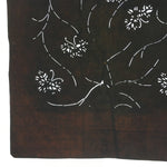 Japanese Antique Ise Katagami Kimono Stencil Edo Era Flower Leaf Pattern A282