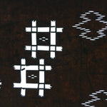 Japanese Antique Ise Katagami Kimono Stencil Edo Era Hashtag Igeta A364