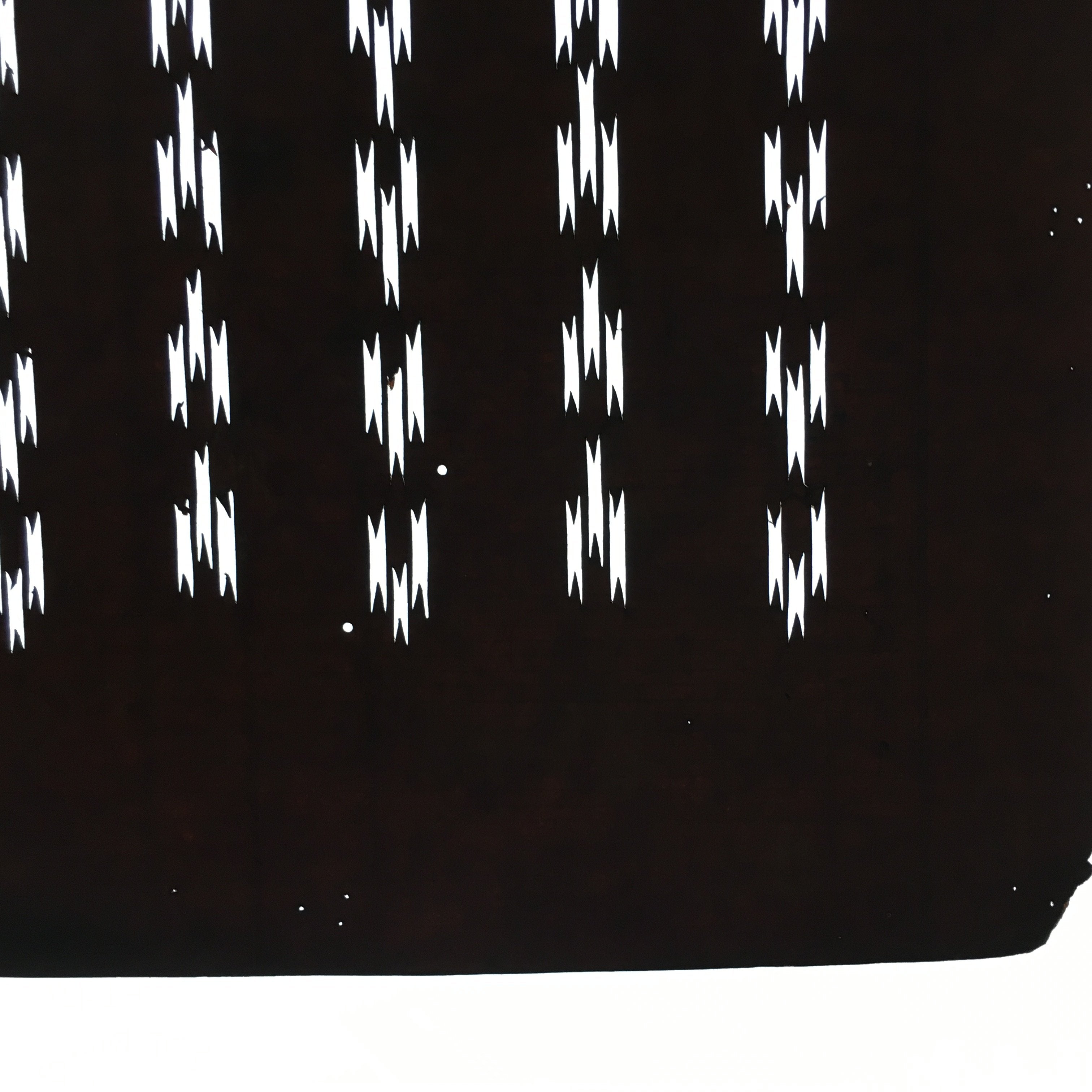 Japanese Antique Ise Katagami Kimono Stencil Edo Era Plus Sign Pattern A315