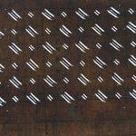 Japanese Antique Ise Katagami Kimono Stencil Edo Era Plus Sign Pattern A316