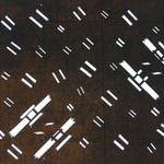 Japanese Antique Ise Katagami Kimono Stencil Edo Era Plus Sign Pattern A332