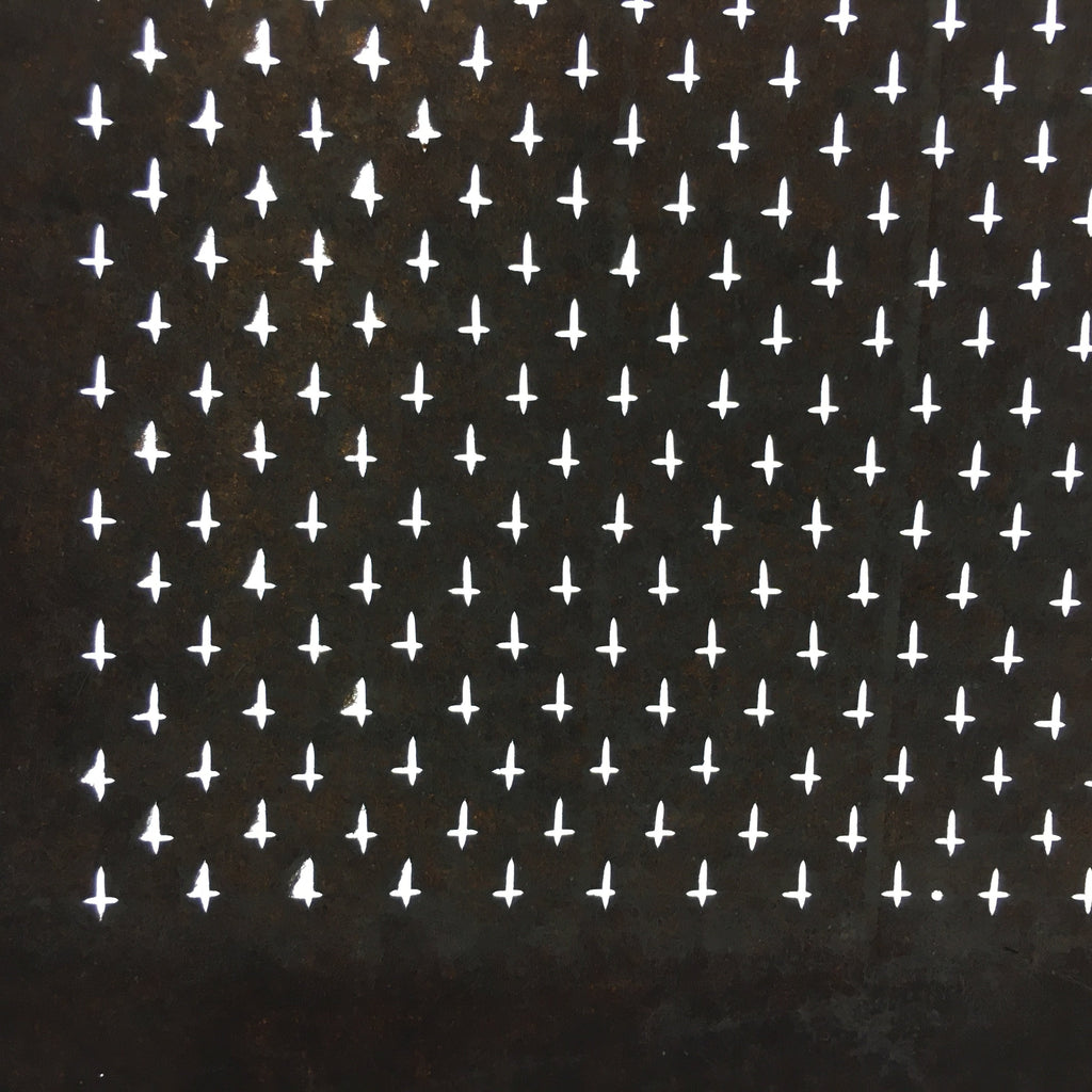 Japanese Antique Ise Katagami Kimono Stencil Edo Era Small Cross Plus Sign A368