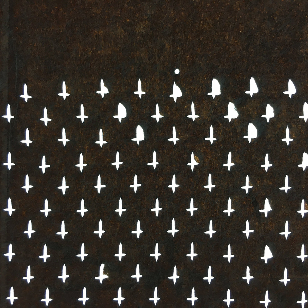 Japanese Antique Ise Katagami Kimono Stencil Edo Era Small Cross Plus Sign A368