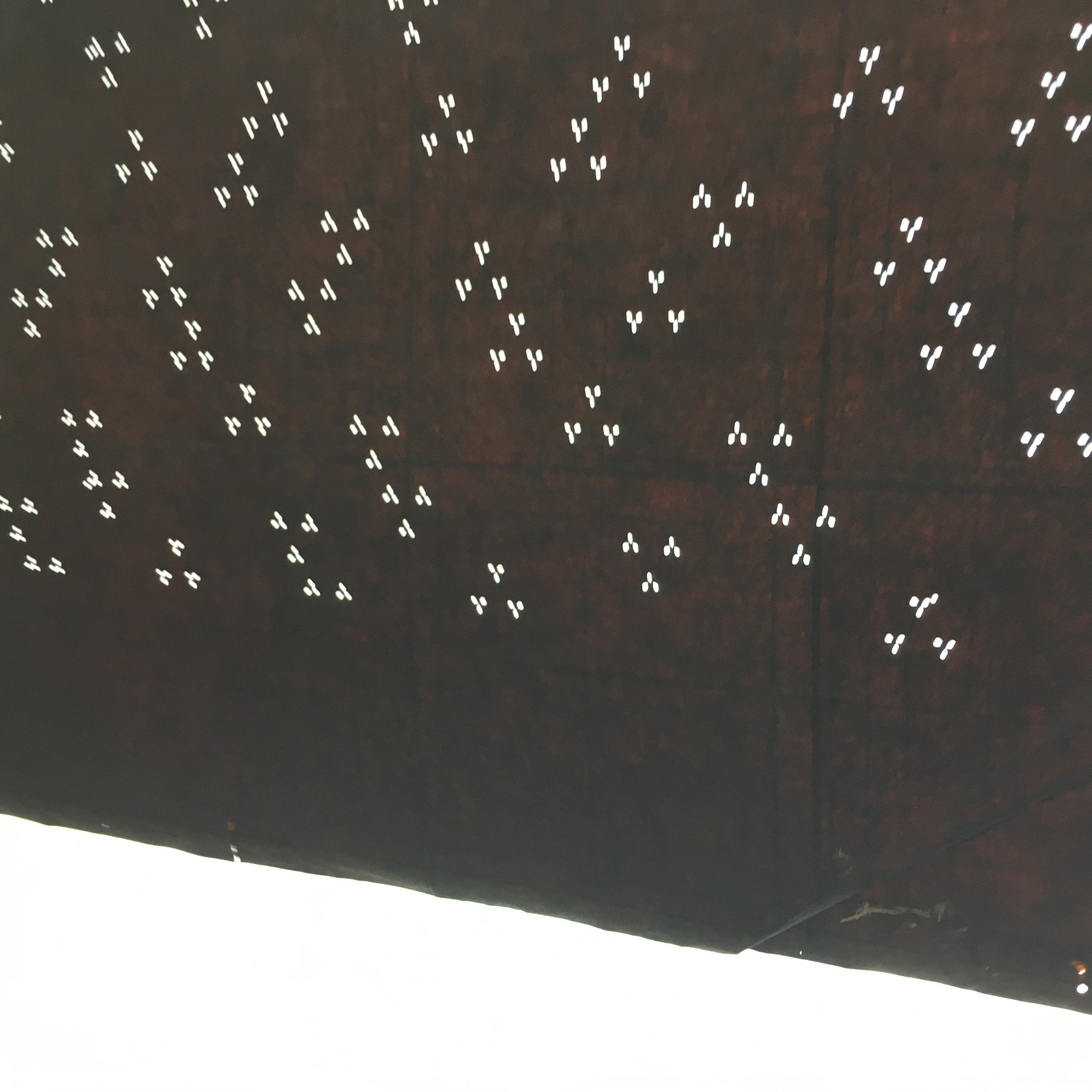 Japanese Antique Ise Katagami Kimono Stencil Edo Era Triangle Petal Pattern A283