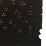 Japanese Antique Ise Katagami Kimono Stencil Edo Era Triangle Petal Pattern A283