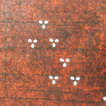 Japanese Antique Ise Katagami Kimono Stencil Edo Era Triangle Petal Pattern A283