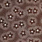 Japanese Antique Ise Katagami Paper Kimono Stencil Cherry Blossom Design A616