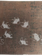 Japanese Antique Ise Katagami Paper Kimono Stencil Chidori Bird Design A611