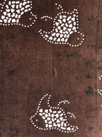 Japanese Antique Ise Katagami Paper Kimono Stencil Chidori Bird Design A611