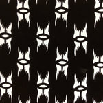 Japanese Antique Ise Katagami Paper Kimono Stencil Edo Abstract Design A423