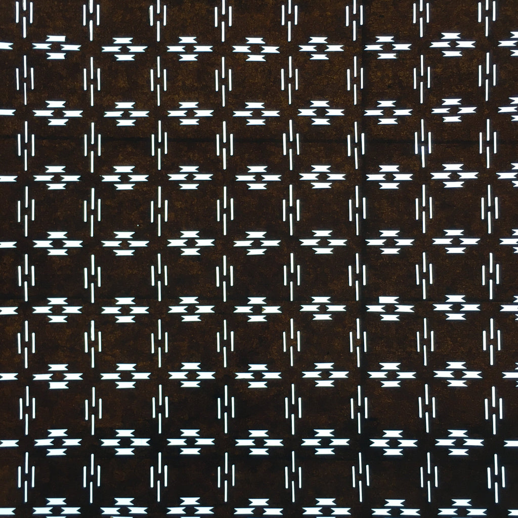 Japanese Antique Ise Katagami Paper Kimono Stencil Edo Abstract Geometric Patter