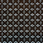 Japanese Antique Ise Katagami Paper Kimono Stencil Edo Abstract Geometric Patter