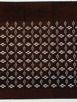 Japanese Antique Ise Katagami Paper Kimono Stencil Edo Abstract Geometric Patter