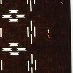 Japanese Antique Ise Katagami Paper Kimono Stencil Edo Abstract Geometric Patter