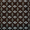 Japanese Antique Ise Katagami Paper Kimono Stencil Edo Abstract Geometric Patter