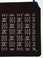 Japanese Antique Ise Katagami Paper Kimono Stencil Edo Abstract Pattern A579