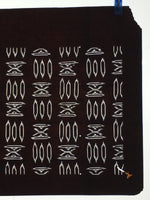 Japanese Antique Ise Katagami Paper Kimono Stencil Edo Abstract Pattern A579