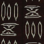Japanese Antique Ise Katagami Paper Kimono Stencil Edo Abstract Pattern A579