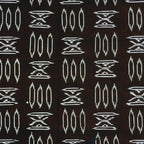 Japanese Antique Ise Katagami Paper Kimono Stencil Edo Abstract Pattern A579