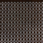 Japanese Antique Ise Katagami Paper Kimono Stencil Edo Chain Wavy Zig-Zag A445
