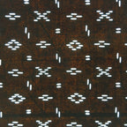 Japanese Antique Ise Katagami Paper Kimono Stencil Edo Circle Cross Pattern A524