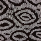 Japanese Antique Ise Katagami Paper Kimono Stencil Edo Circles Pattern A508