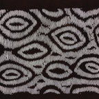 Japanese Antique Ise Katagami Paper Kimono Stencil Edo Circles Pattern A508
