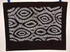 Japanese Antique Ise Katagami Paper Kimono Stencil Edo Circles Pattern A508