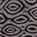 Japanese Antique Ise Katagami Paper Kimono Stencil Edo Circles Pattern A508