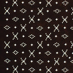Japanese Antique Ise Katagami Paper Kimono Stencil Edo Cross Diamond Pattern A57