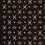 Japanese Antique Ise Katagami Paper Kimono Stencil Edo Cross Diamond Pattern A57