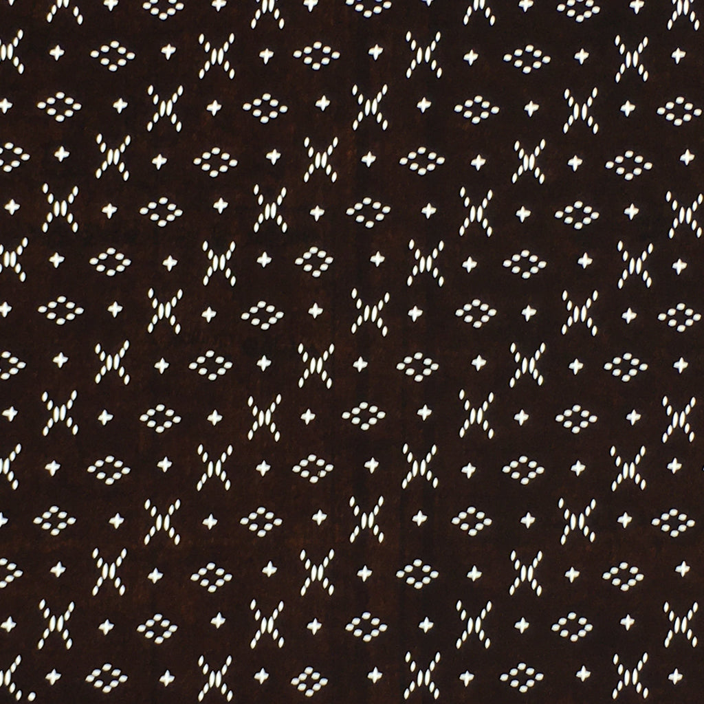 Japanese Antique Ise Katagami Paper Kimono Stencil Edo Cross Diamond Pattern A57