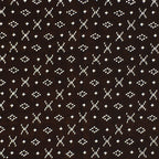 Japanese Antique Ise Katagami Paper Kimono Stencil Edo Cross Diamond Pattern A57