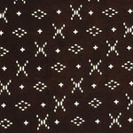 Japanese Antique Ise Katagami Paper Kimono Stencil Edo Cross Diamond Pattern A57