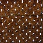 Japanese Antique Ise Katagami Paper Kimono Stencil Edo Cross Dot Pattern A533