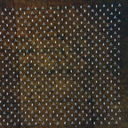 Japanese Antique Ise Katagami Paper Kimono Stencil Edo Cross Dot Pattern A533