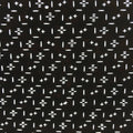 Japanese Antique Ise Katagami Paper Kimono Stencil Edo Cross Line Pattern A509
