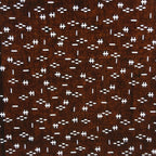 Japanese Antique Ise Katagami Paper Kimono Stencil Edo Cross Line Pattern A510