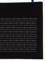 Japanese Antique Ise Katagami Paper Kimono Stencil Edo Diamond Line Pattern A586