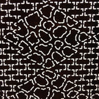 Japanese Antique Ise Katagami Paper Kimono Stencil Edo Diamond Shape Pattern A53